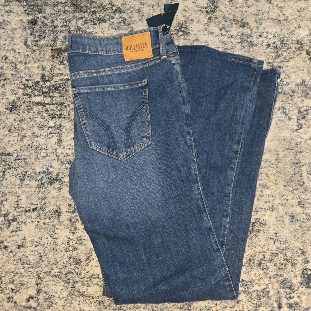 Hollister Blue Boot Cut Jeans Timeless Fit
